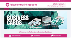 Desktop Screenshot of folkestoneprinting.com