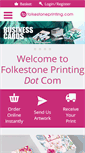 Mobile Screenshot of folkestoneprinting.com