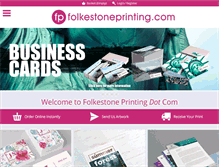 Tablet Screenshot of folkestoneprinting.com